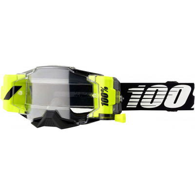 Μάσκα μηχανής motocross 100% ARMEGA FORECAST BLACK